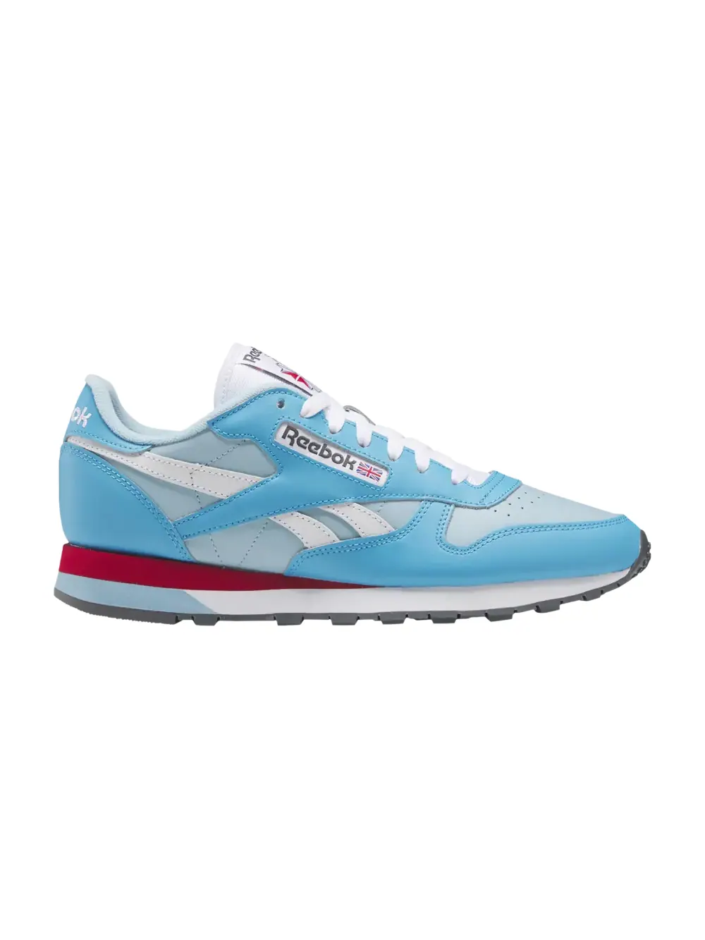Кроссовки Classic Leather Reebok — изображение 1 из 1, голубой/синий/белый