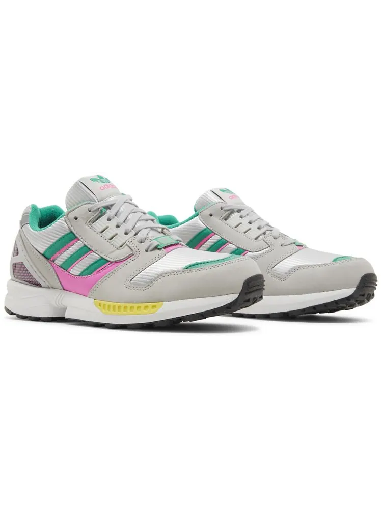 Кроссовки adidas ZX 8000 'Grey Court Green Pink' — изображение 8 из 8, серый