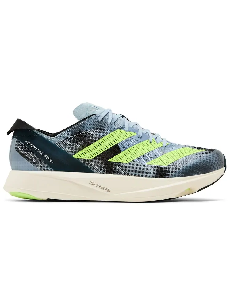 Кроссовки adidas Adizero Takumi Sen 9 'Wonder Blue Lucid Lemon' — изображение 1 из 8, синий