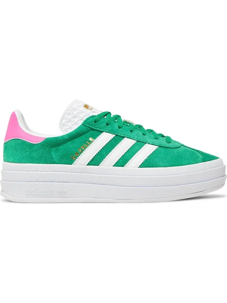 Кроссовки Wmns Gazelle Bold 'Green Lucid Pink' — изображение 1 из 4, зеленый