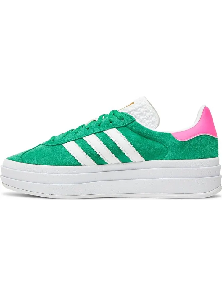 Кроссовки Wmns Gazelle Bold 'Green Lucid Pink' — изображение 3 из 4, зеленый