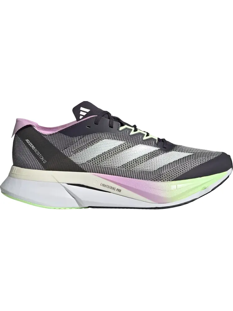 Кроссовки Adizero Boston 12 'Black Green Spark' — изображение 1 из 1, черный
