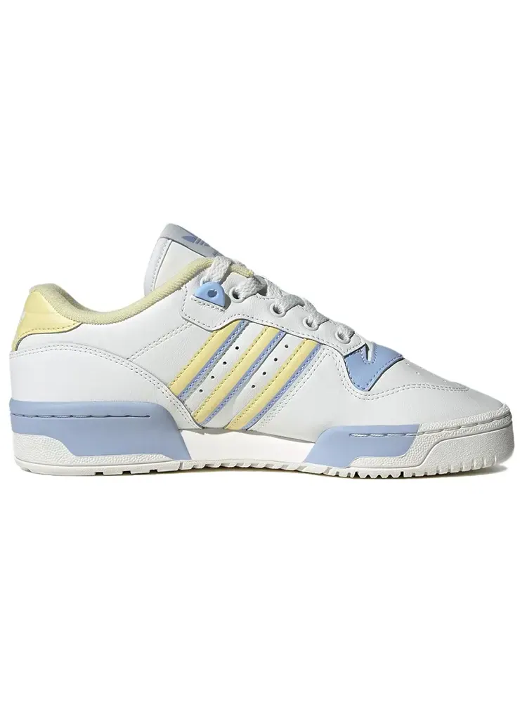 Кроссовки Rivalry Women's Adidas Originals Low — изображение 2 из 6, белый/желтый
