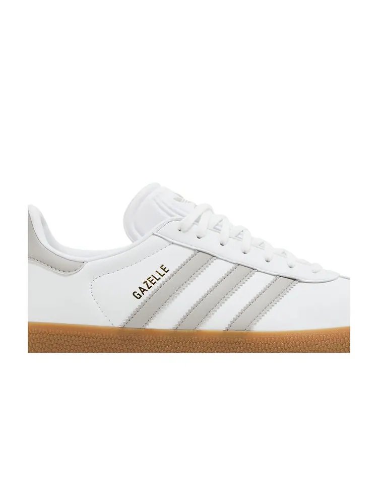 Кроссовки Gazelle 'White Grey Gum' — изображение 2 из 8, белый серый