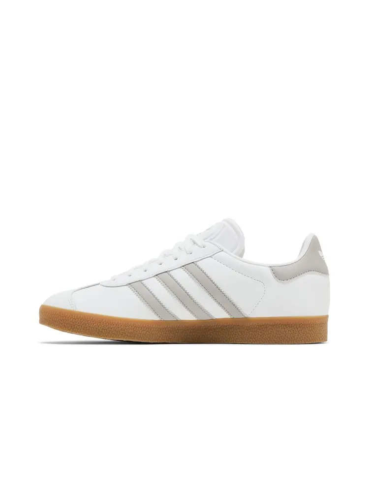 Кроссовки Gazelle 'White Grey Gum' — изображение 3 из 8, белый серый