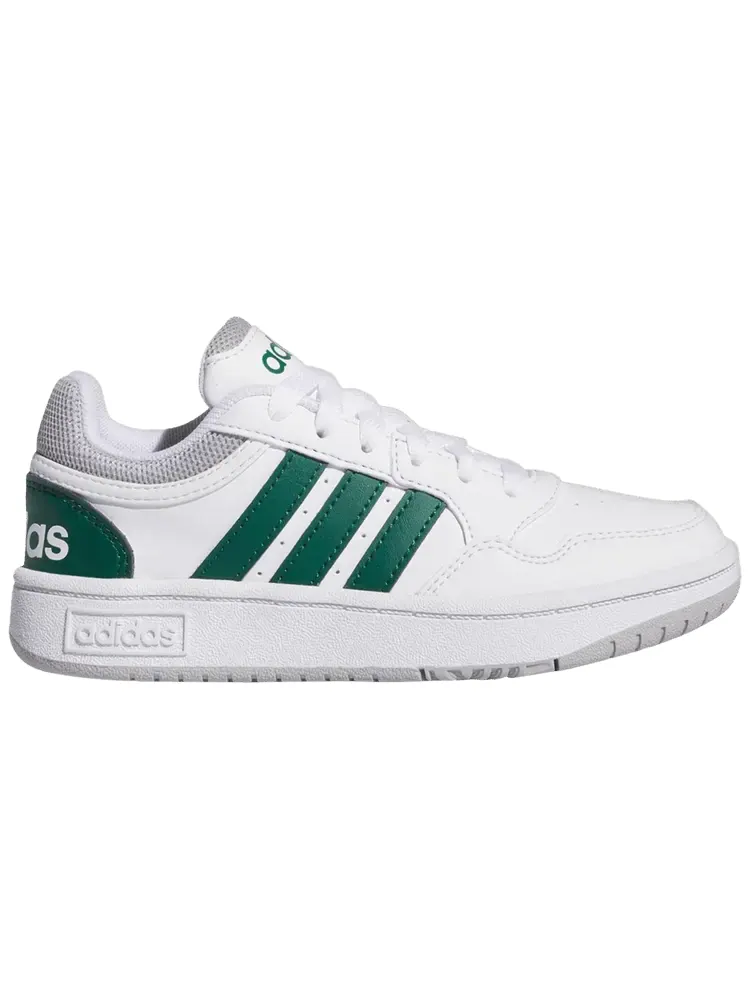 Кроссовки adidas Hoops K 'White Collegiate Green' — изображение 1 из 1, белый зеленый