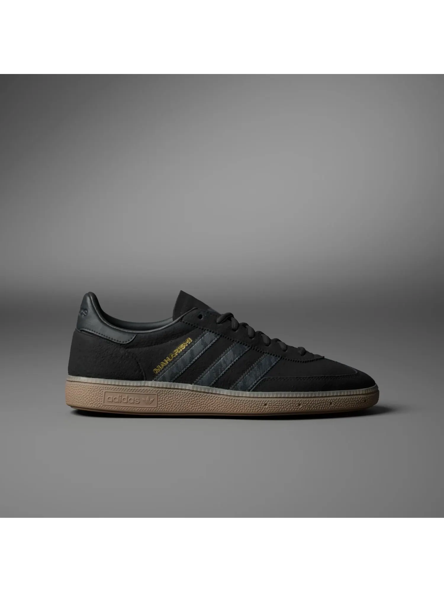 Кроссовки adidas Maharishi X Handball Spezial 'Black Gum' — изображение 2 из 10, черный