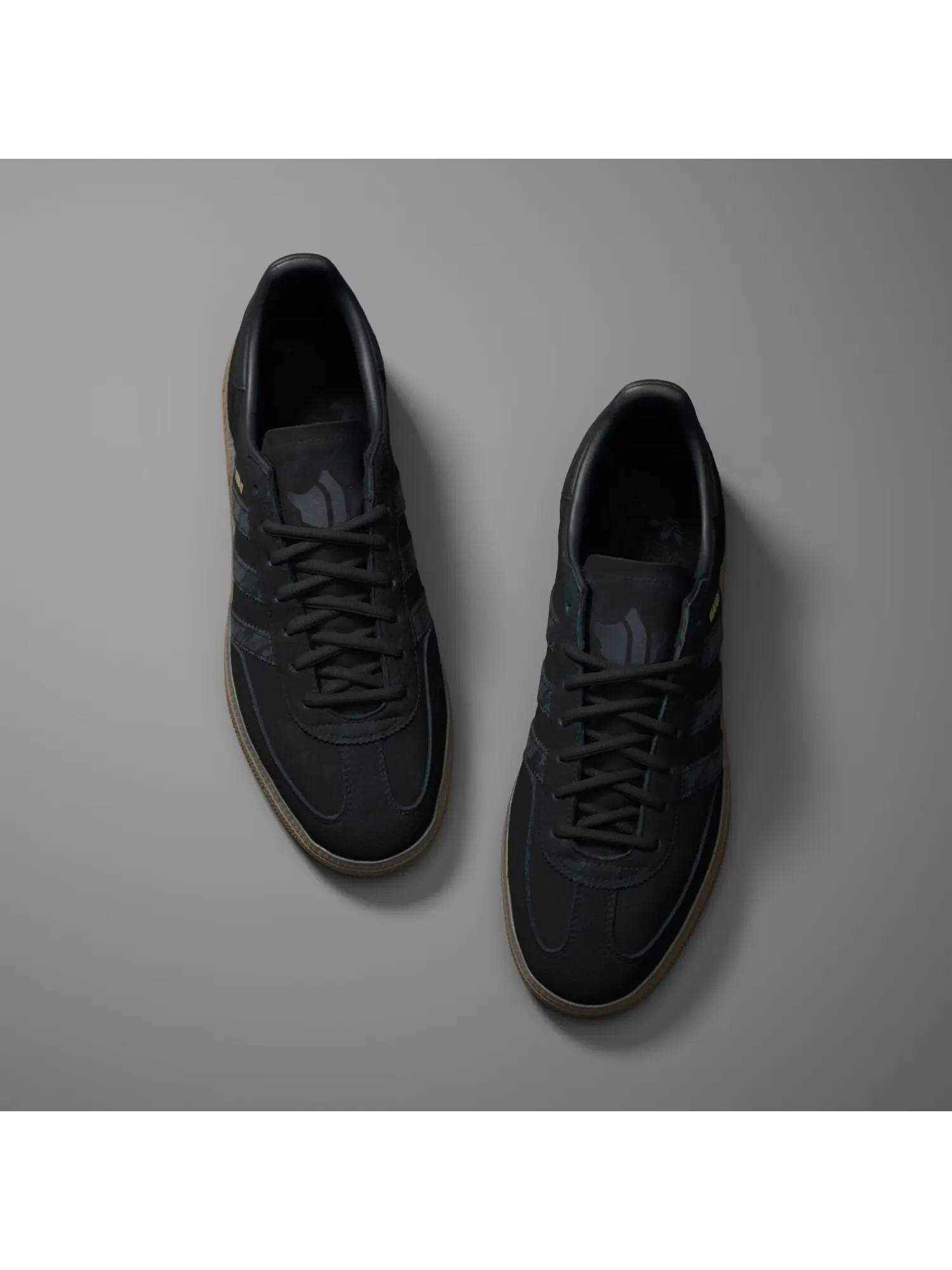 Кроссовки adidas Maharishi X Handball Spezial 'Black Gum' — изображение 3 из 10, черный
