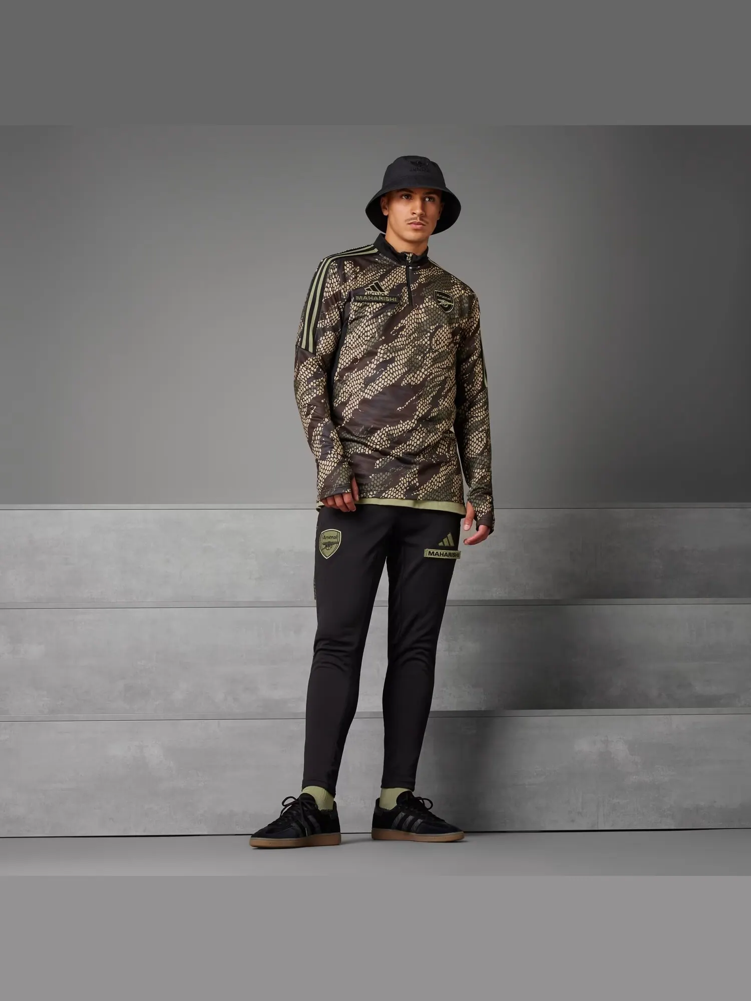 Кроссовки adidas Maharishi X Handball Spezial 'Black Gum' — изображение 10 из 10, черный