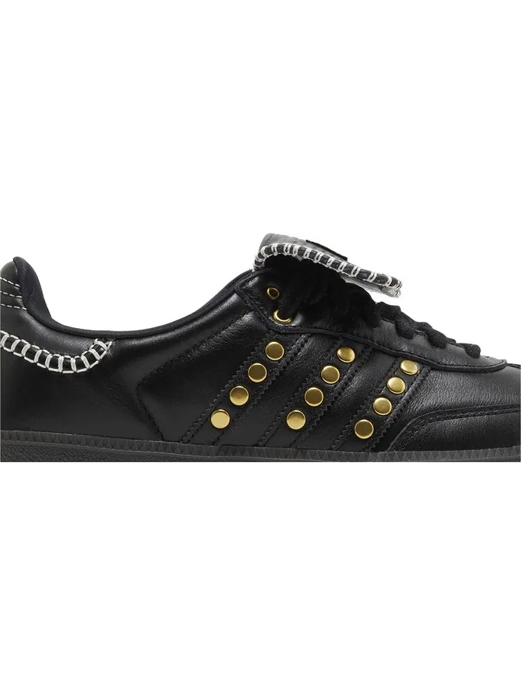 Кроссовки Wales Bonner x Samba 'Studded Pack - Black' — изображение 2 из 4, черный