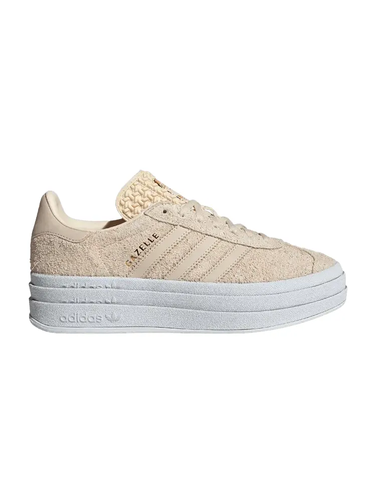 Кроссовки adidas Wmns Gazelle Bold 'Wonder White' — изображение 1 из 1, белый/белый/белый