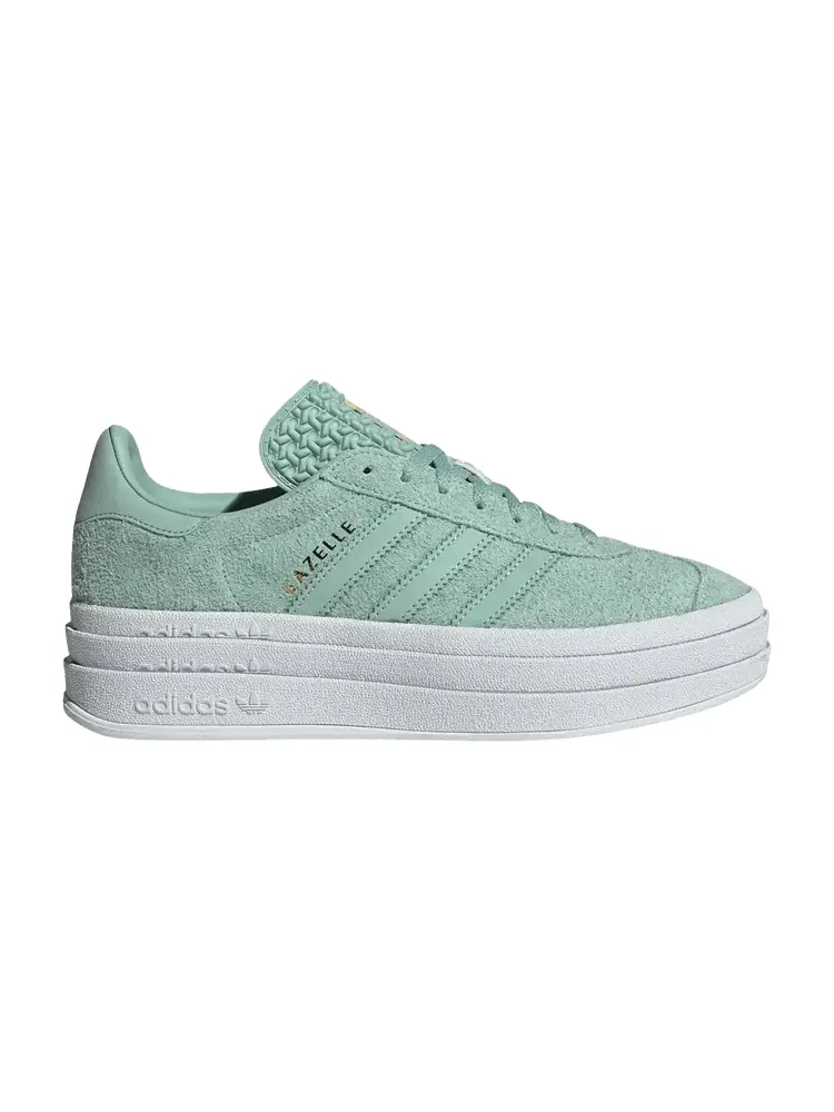 Кроссовки adidas Wmns Gazelle Bold 'Hazy Green' — изображение 1 из 1, зеленый/зеленый/белый