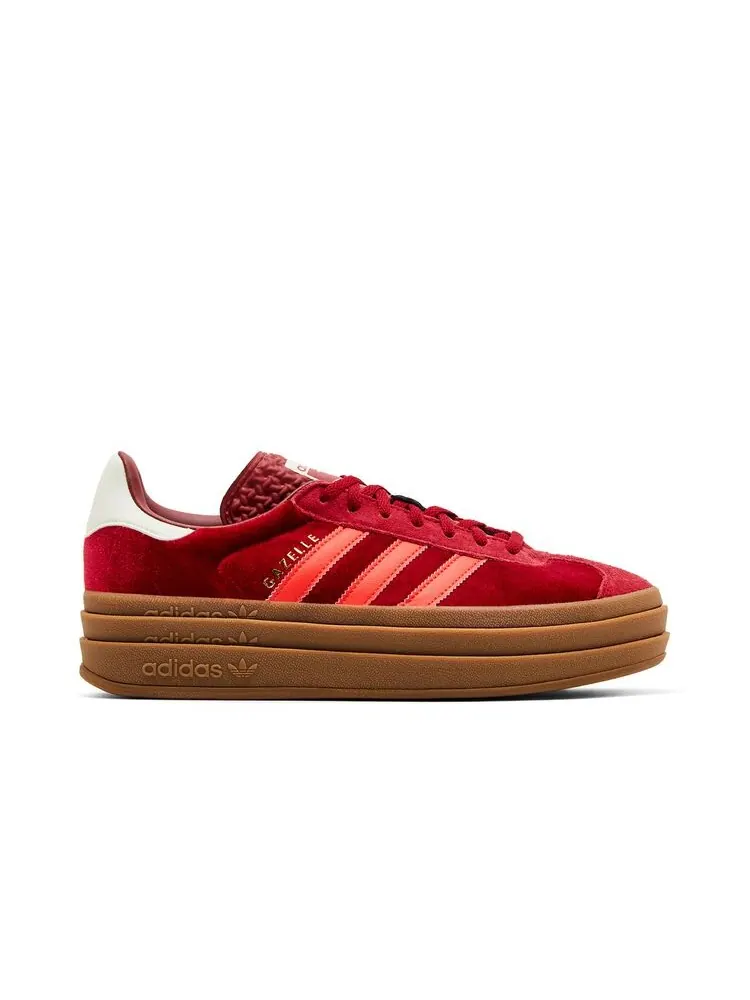 Кроссовки adidas Wmns Gazelle Bold Bright Red Velvet — изображение 1 из 6, яркий красный