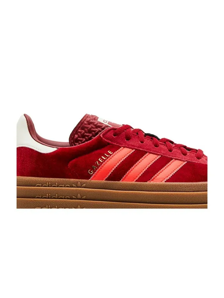 Кроссовки adidas Wmns Gazelle Bold Bright Red Velvet — изображение 2 из 6, яркий красный