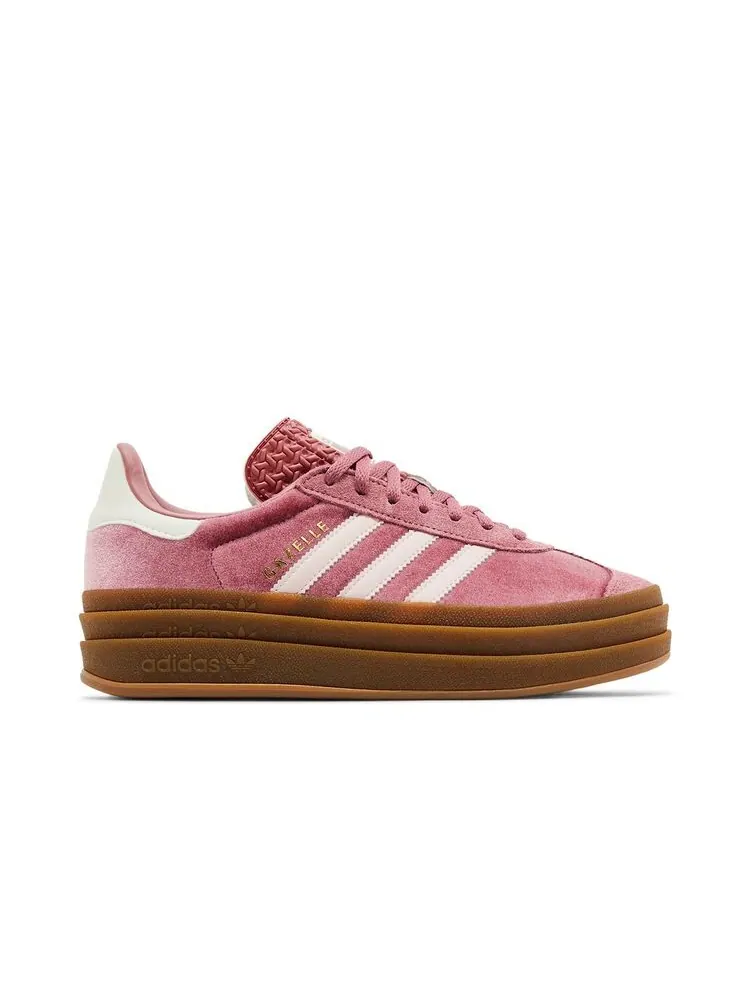 Кроссовки adidas Wmns Gazelle Bold Preloved Crimson Velvet — изображение 1 из 6, фиолетовый
