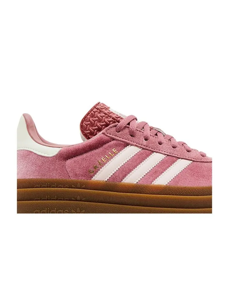 Кроссовки adidas Wmns Gazelle Bold Preloved Crimson Velvet — изображение 2 из 6, фиолетовый