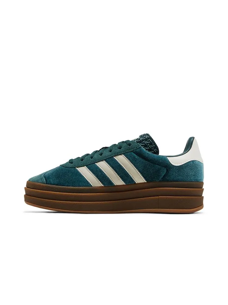 Кроссовки Wmns Gazelle Bold 'Mineral Green Velvet' — изображение 3 из 8, зеленый