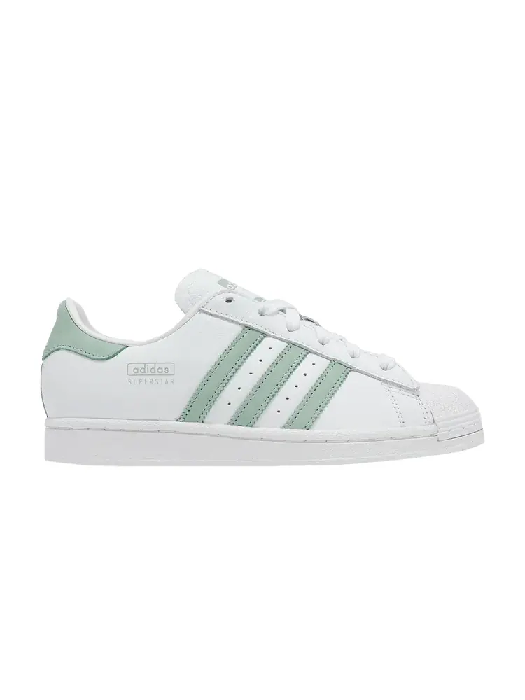 Кроссовки adidas Wmns Superstar 'White Hazy Green' — изображение 1 из 1, белый/зеленый/белый