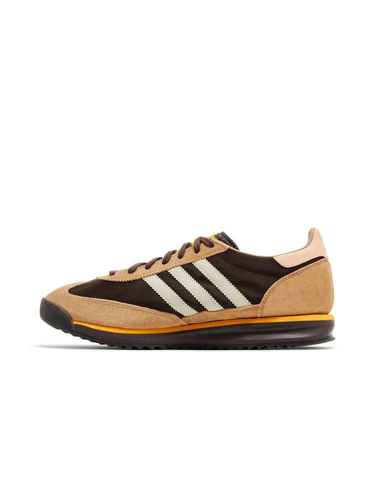 Кроссовки adidas SL72 RS 'Brown Preloved Yellow' — изображение 4 из 9, коричневый/серый/желтый