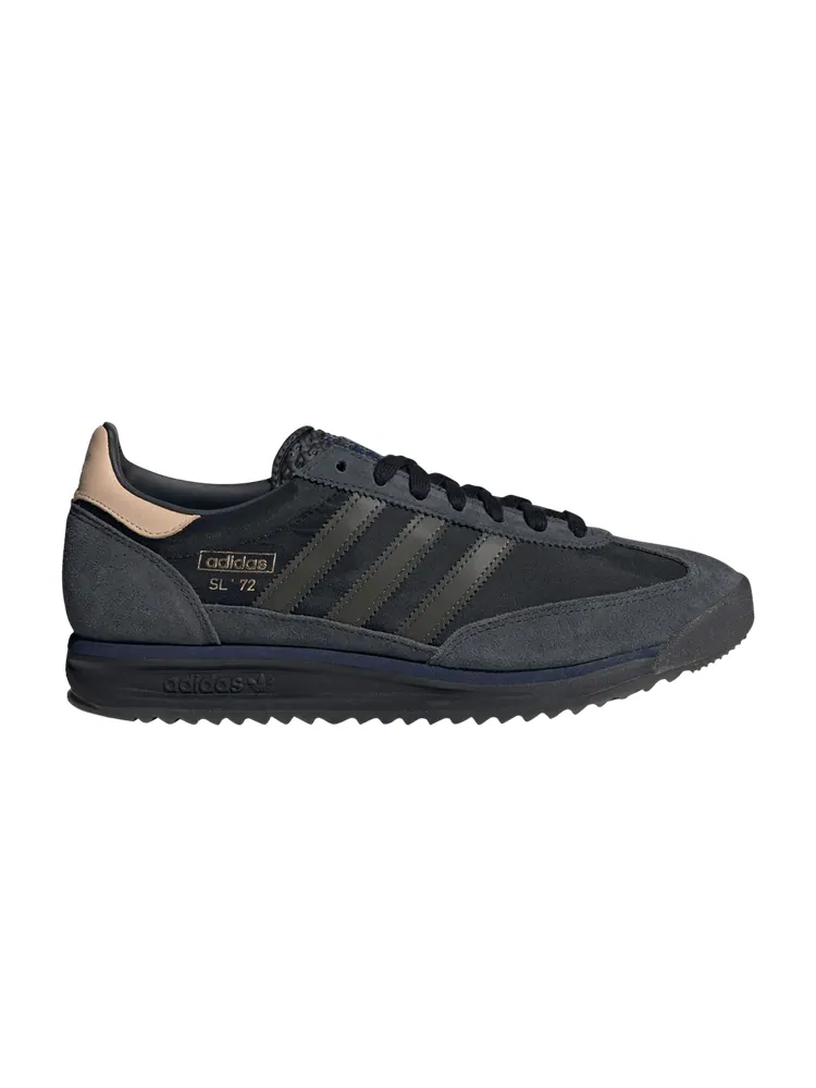 Кроссовки adidas SL72 RS 'Black Shadow Olive Indigo' — изображение 1 из 1, черный/оливковый/индиго