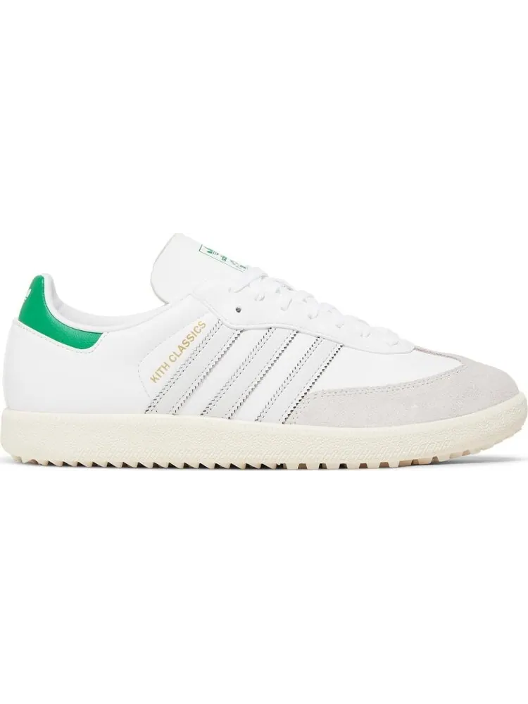Кроссовки Kith x Samba Spikeless Golf 'White Green' — изображение 1 из 4, белый