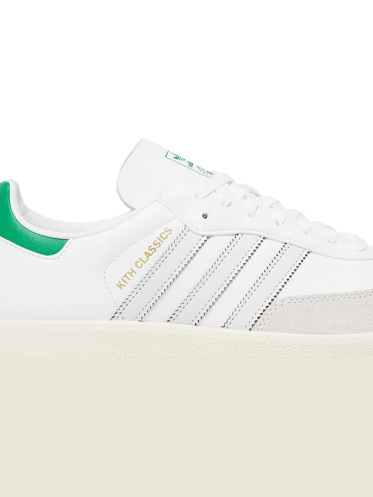 Кроссовки Kith x Samba Spikeless Golf 'White Green' — изображение 2 из 4, белый
