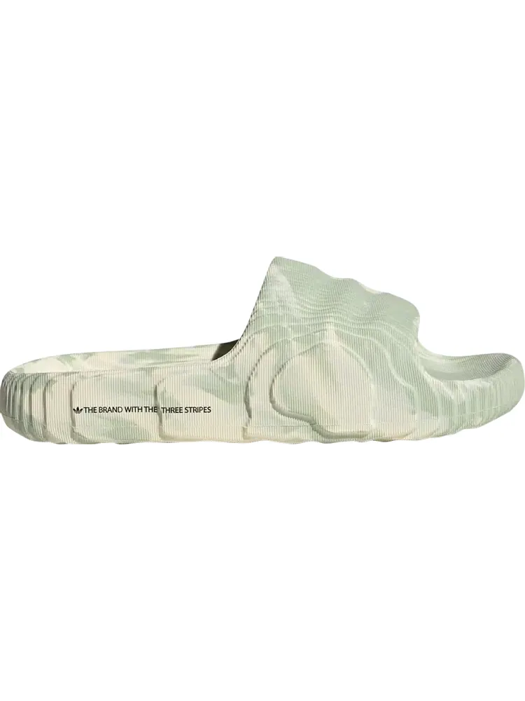 Кроссовки Adilette 22 Slide 'Cream White Linen Green' — изображение 1 из 1, бежевый