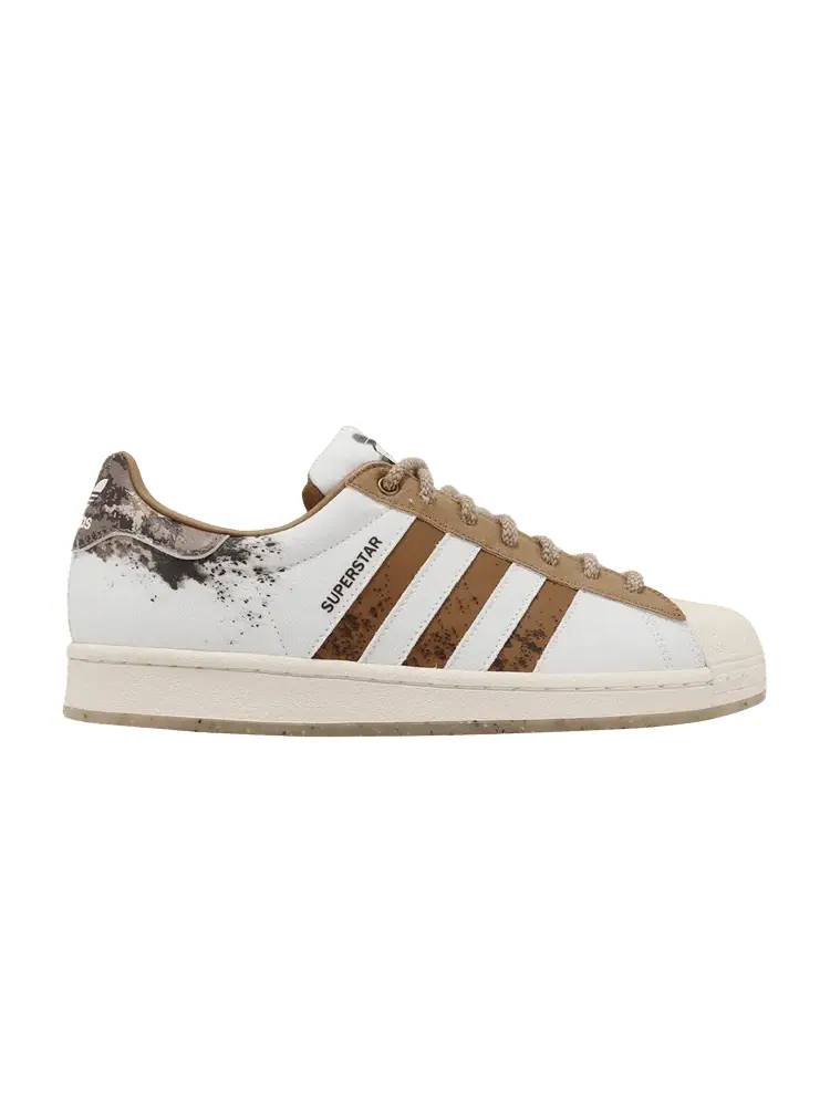 Кроссовки adidas Superstar 'White Cardboard Splatter' — изображение 1 из 1, белый//белый
