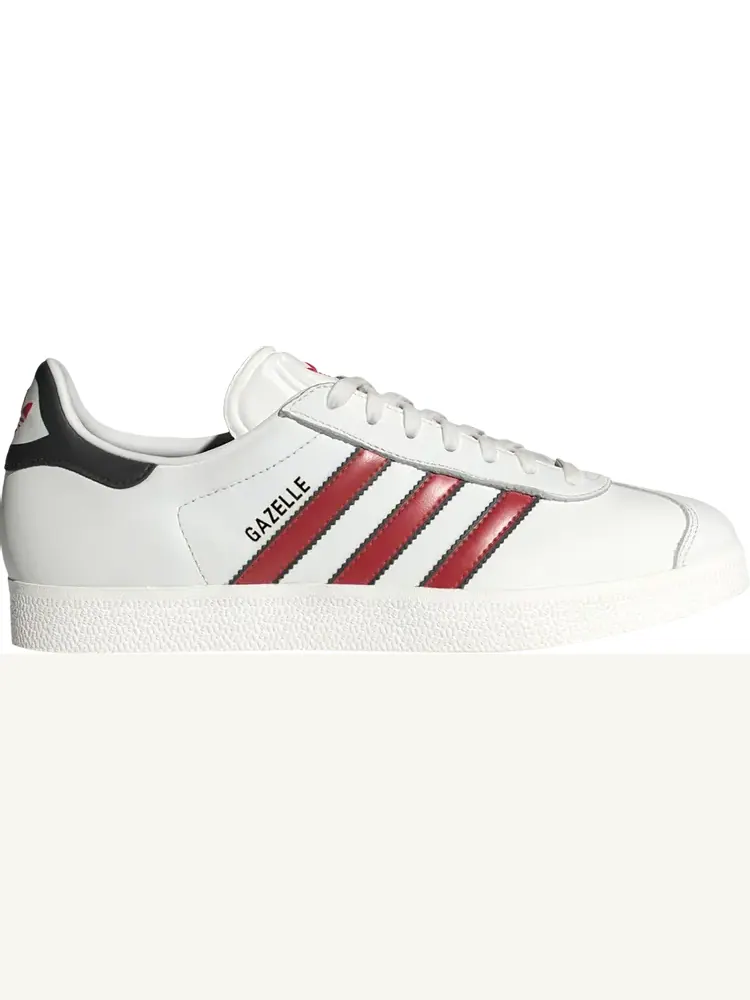 Кроссовки Gazelle 'White Scarlet Black' — изображение 1 из 1, белый