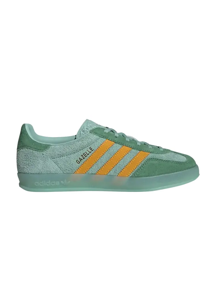 Кроссовки Adidas Wmns Gazelle Indoor — изображение 1 из 1, зеленый