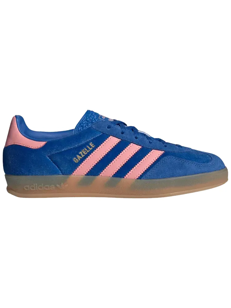 Кроссовки adidas Wmns Gazelle Indoor 'Blue Semi Pink Velvet' — изображение 1 из 1, синий розовый