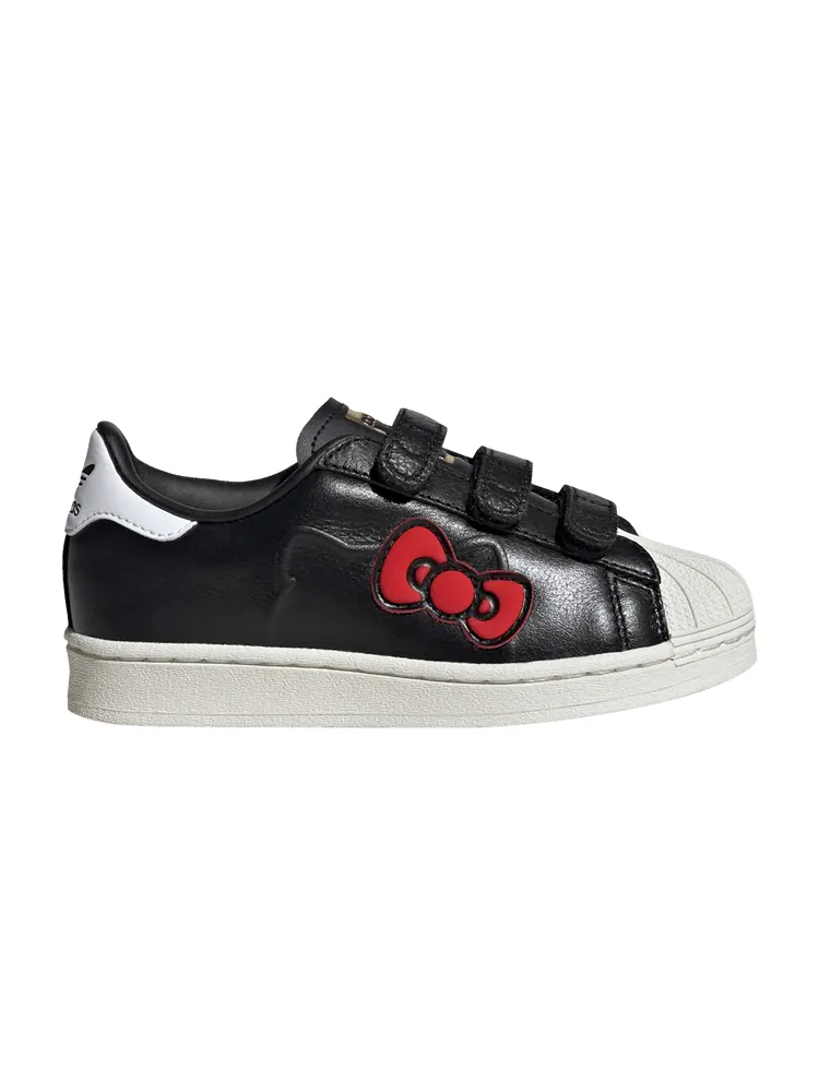 Кроссовки adidas Hello Kitty x Superstar Comfort Closure C '50th Anniversary' — изображение 1 из 1, черный/белый/красный