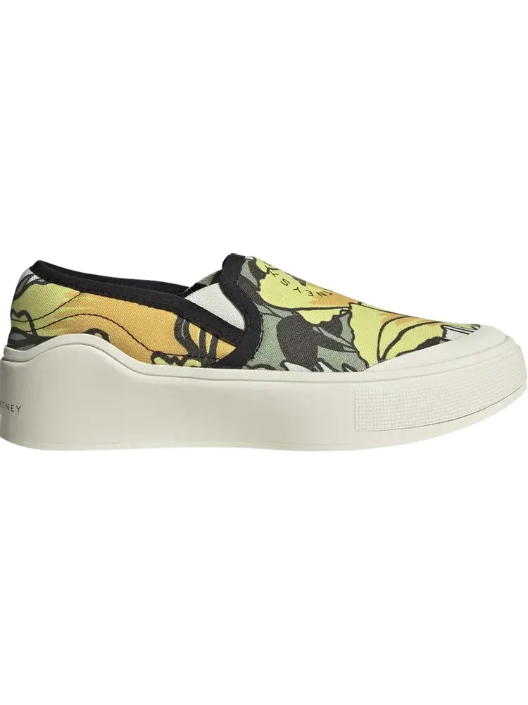 Кроссовки Stella McCartney x Wmns Court Slip-On 'Floral' — изображение 1 из 1, зеленый