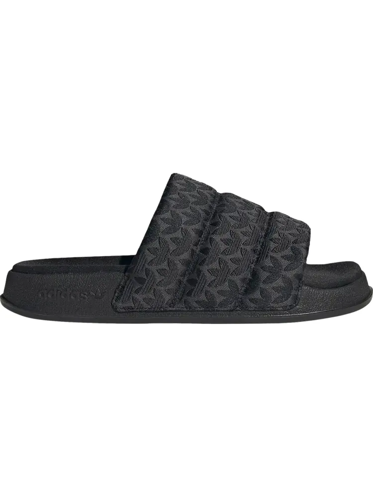 Сандалии Adidas Wmns Adilette Essential Slides 'Trefoil Monogram - Black' — изображение 1 из 1, черный