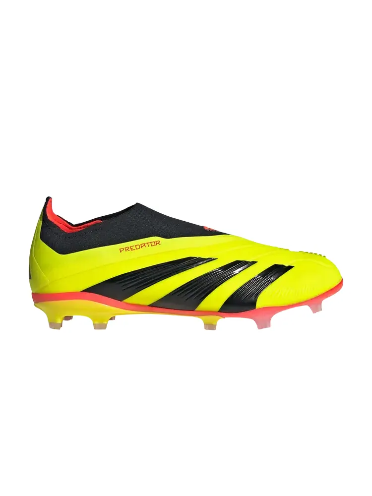 Кроссовки Adidas Predator 24 Elite Laceless FG J — изображение 1 из 1, желтый