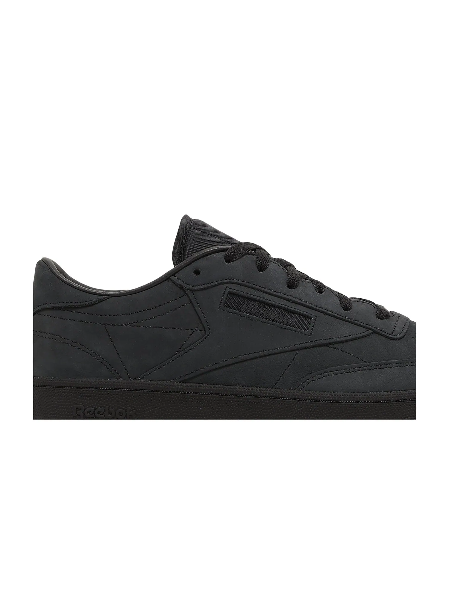 Кроссовки JJJJound x Club C 85 Reebok — изображение 2 из 8, черный/черный/черный