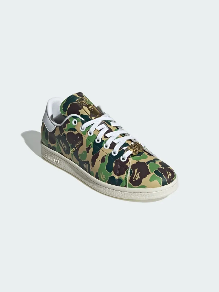 Кеды adidas Stan Smith Bape — изображение 12 из 12, зеленый/белый/коричневый