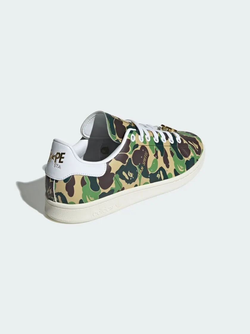 Кеды adidas Stan Smith Bape — изображение 4 из 12, зеленый/белый/коричневый