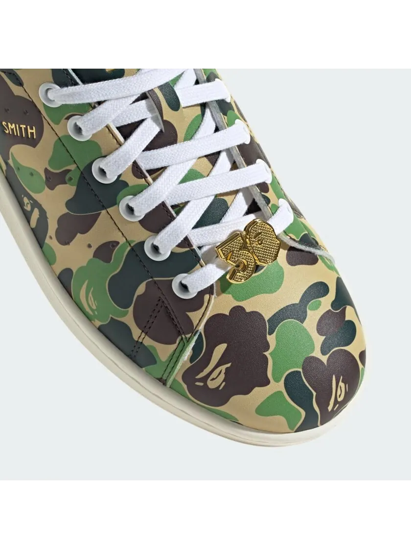 Кеды adidas Stan Smith Bape — изображение 9 из 12, зеленый/белый/коричневый
