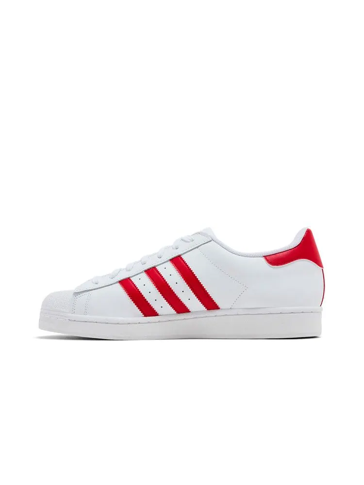 Кроссовки adidas Superstar 'Footwear White Scarlet' — изображение 4 из 9, белый//белый