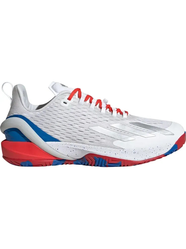 Кроссовки Adizero Cybersonic 'White Blue Bright Red' — изображение 1 из 1, белый