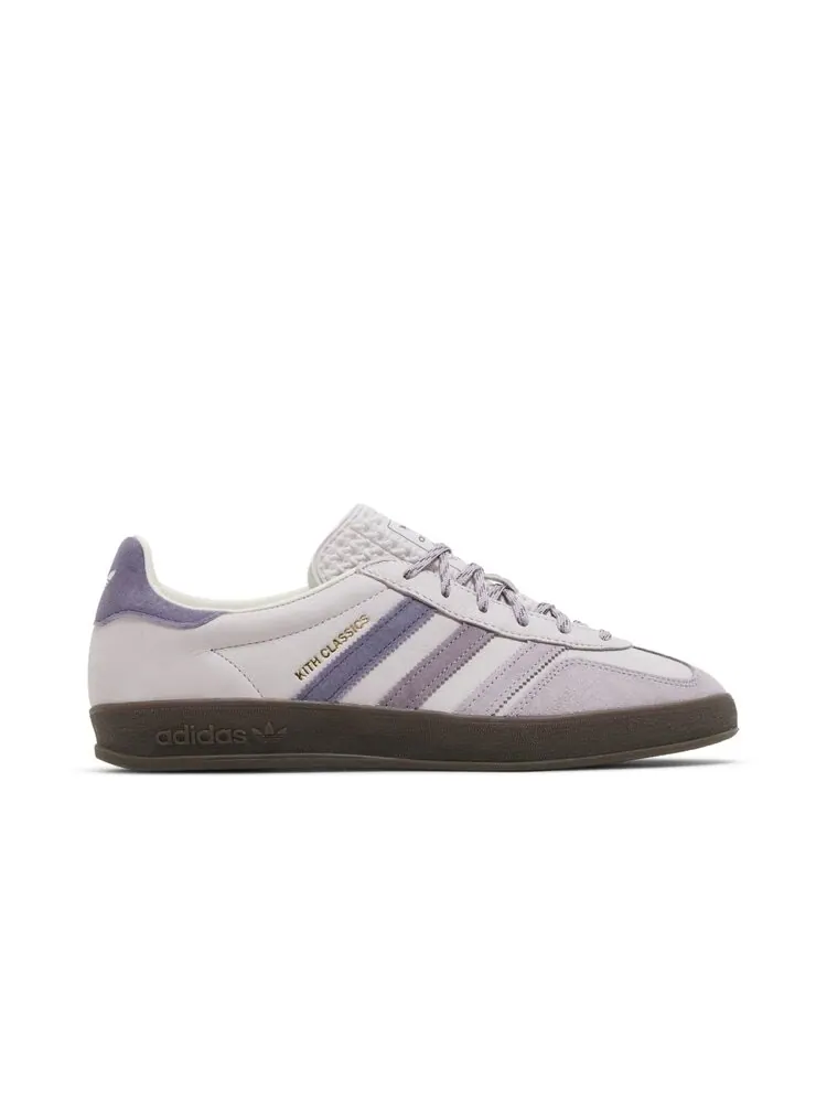 Кроссовки Adidas Kith x Gazelle Indoor — изображение 1 из 4, фиолетовый