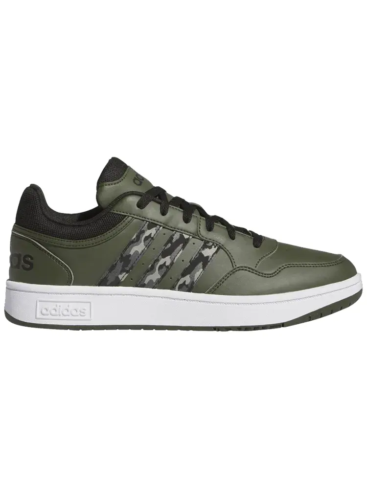 Кроссовки adidas Hoops 3.0 Low 'Night Cargo Camo' — изображение 1 из 1, зеленый