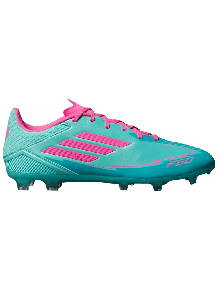 Кроссовки adidas Messi Adizero F50 League FG MG 'La Vida Tropical Pack' — изображение 1 из 1, бирюзовый
