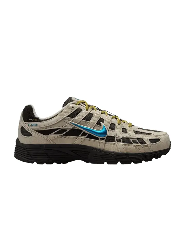 Кроссовки Nike P-6000 'Light Orewood Brown Green Abyss' — изображение 1 из 1, серый