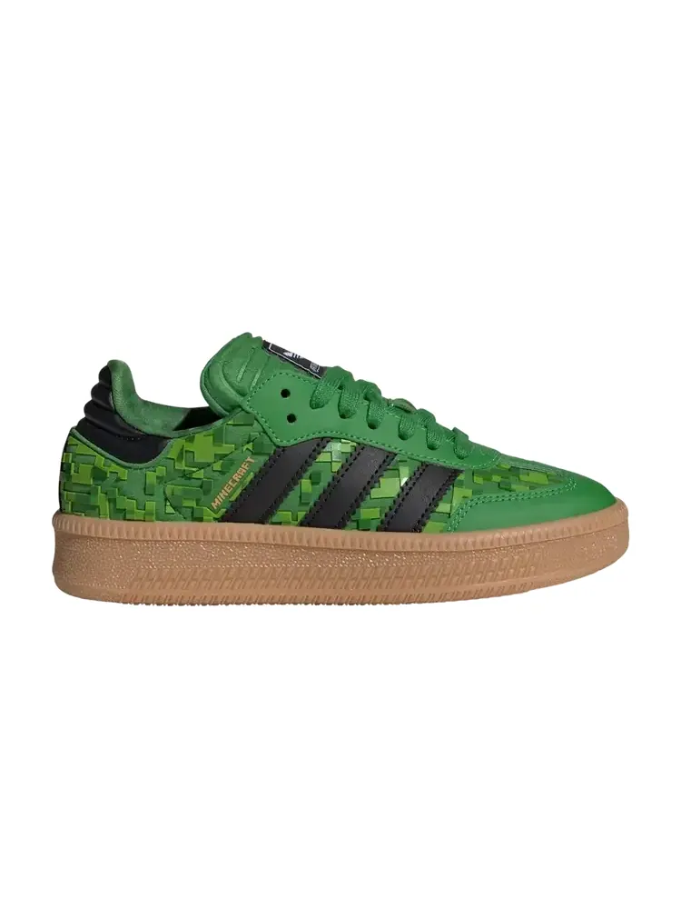 Minecraft x Adidas Samba XLG J 'Green Core Black Cloud White — изображение 1 из 1, зеленый