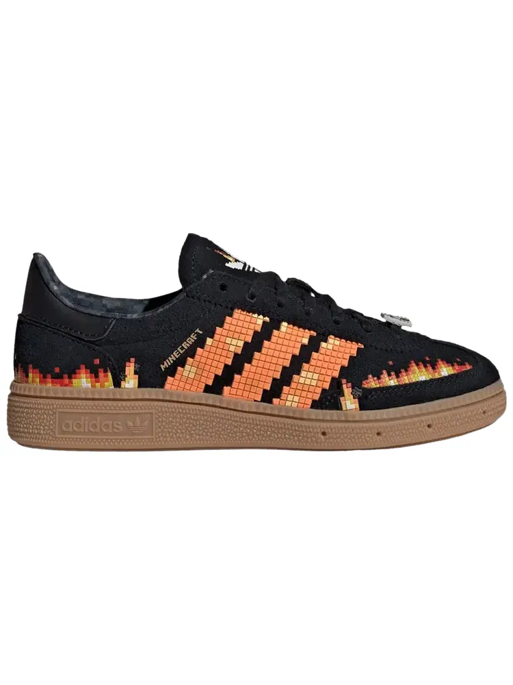 Кроссовки Minecraft x Adidas Handball Spezial J — изображение 1 из 1, черный