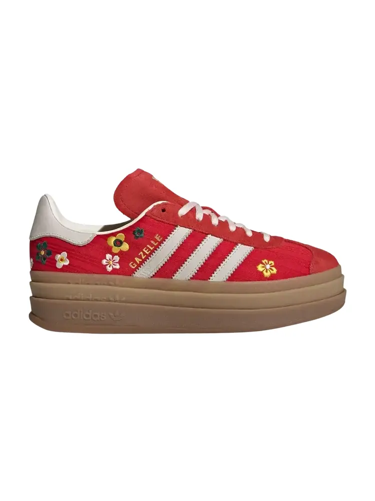 Adidas Wmns Gazelle Bold 'Better Scarlet Off White Yellow' — изображение 1 из 1, красный