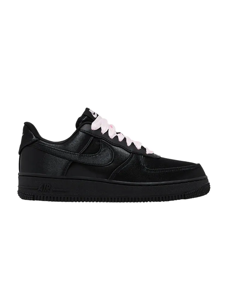 Кроссовки Nike Wmns Air Force 1 Low 'Black Satin' — изображение 1 из 9, черный