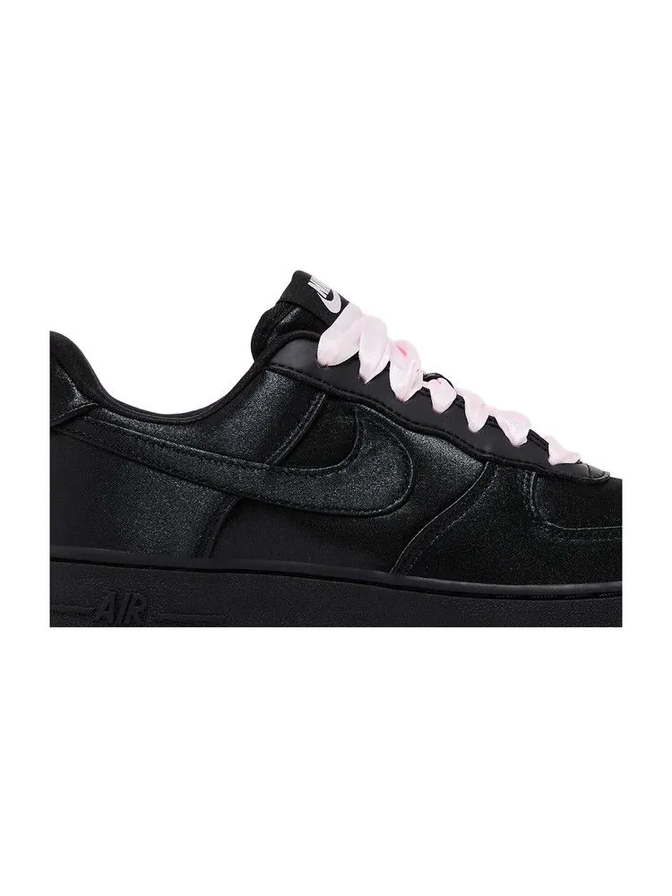Кроссовки Nike Wmns Air Force 1 Low 'Black Satin' — изображение 3 из 9, черный
